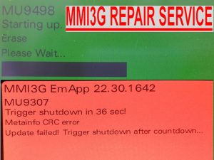 NAPRAWA RADIOODTWARZACZA AUDI MMI3G 8R1035666 8R1035670 4L2035666, 4L2035670, 4G0035666, 4G0035670